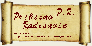 Pribisav Radisavić vizit kartica